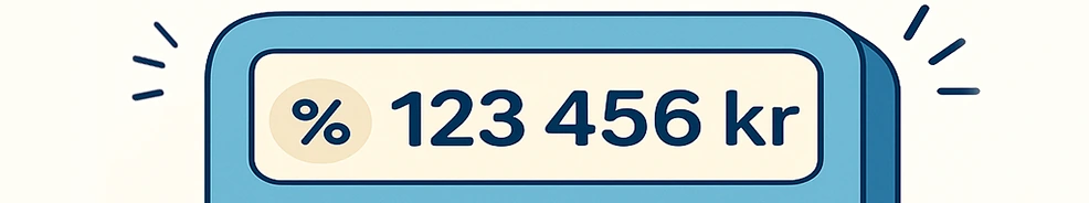 Lånekalkylator beräknar kostnad för lån